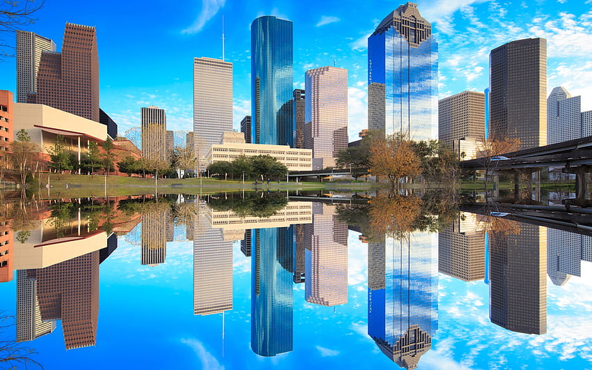 Texas, ville de Houston Fond d'écran HD