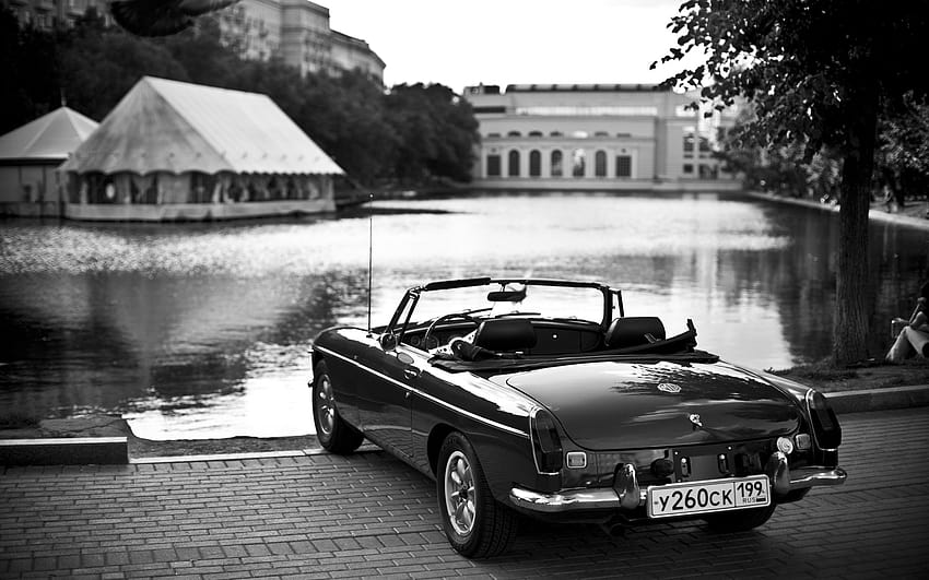black, White, Old, Cars, Monochrome ...wallup, black and white cars HD wallpaper