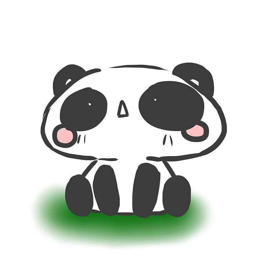 Panda Chibi, Panda mit Waffen HD-Handy-Hintergrundbild