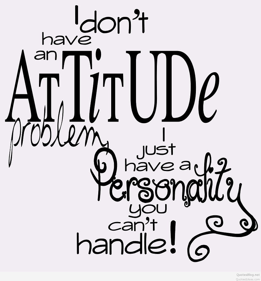 Attitude Quotes, attitude lines HD phone wallpaper