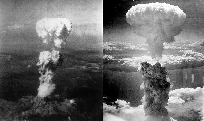 히로시마와 나가사키의 원자 폭탄 투하 HD 월페이퍼