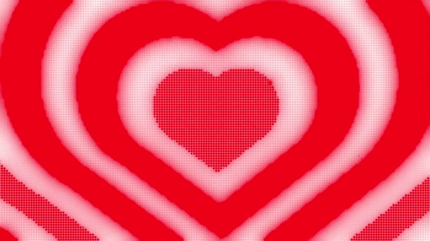 พื้นหลังหัวใจไฟ LED สีขาวและสีแดง Y, คอมพิวเตอร์หัวใจสีแดง วอลล์เปเปอร์ HD