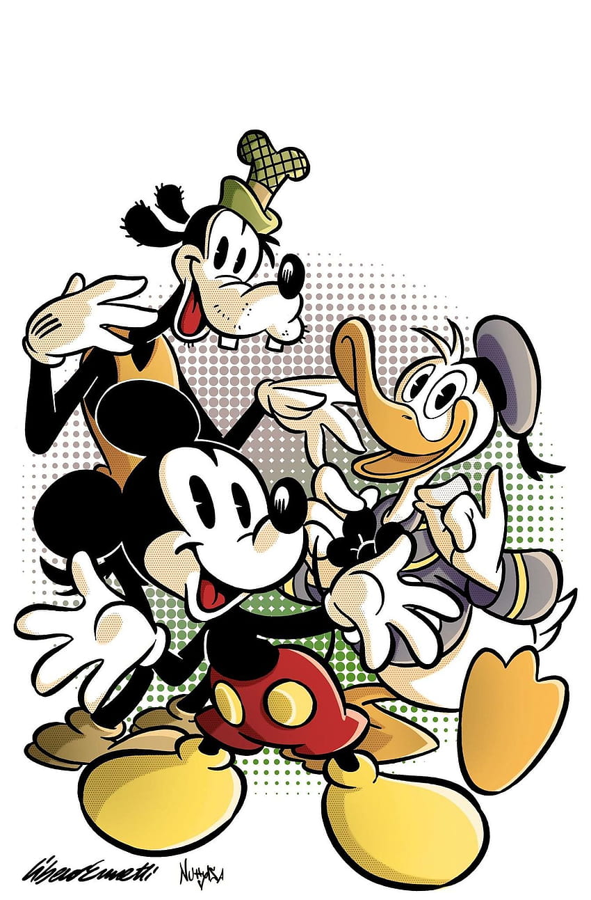 Pin de Mindy Hislop em Disney Comics Made In Italy, retro mickey mouse HD phone wallpaper