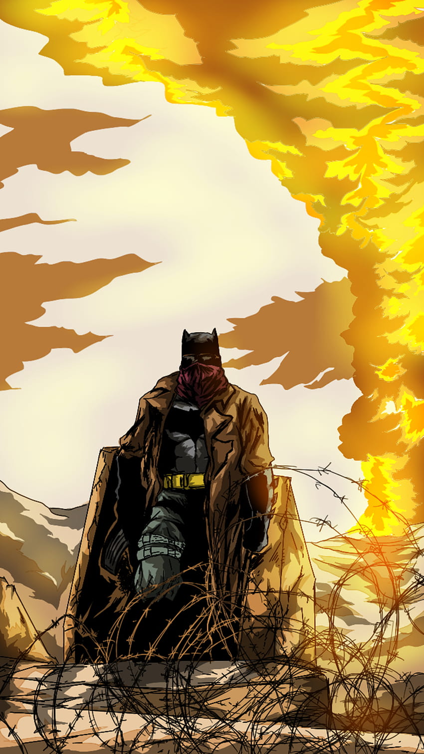 BvS Dawn of Justice Knightmare Batman oleh https://www.deviantart/ahbe87 di @DeviantArt wallpaper ponsel HD