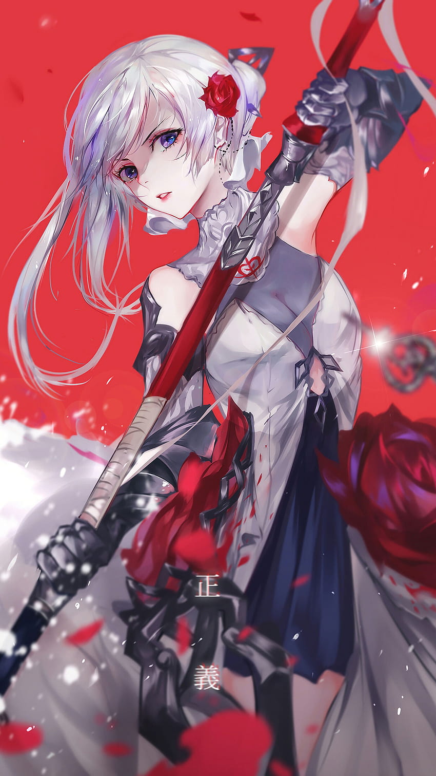 Wallpaper ID 149077  anime fantasy girl sword anime girls skirt free  download
