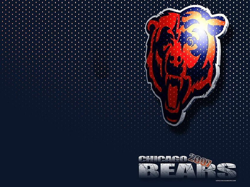 Download wallpapers Chicago Bears 4k logo NFL orange blue abstraction  material design American football Chicago Illinois USA National  Football League for desktop with resolution 3840x2400 High Quality HD  pictures wallpapers