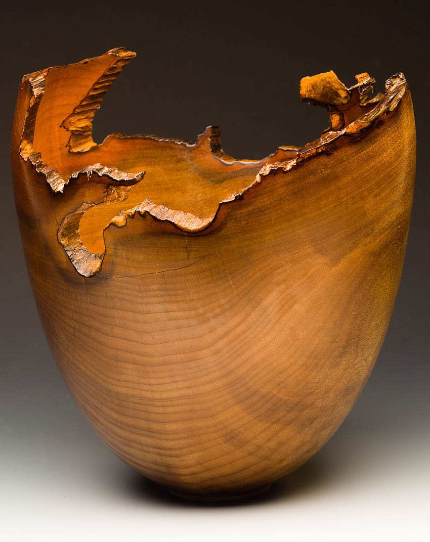 Beautiful Myrtle Wood bowl by Dale L. Nish. Part of the Nish on display at Craft Supplies USA., woodturning HD phone wallpaper