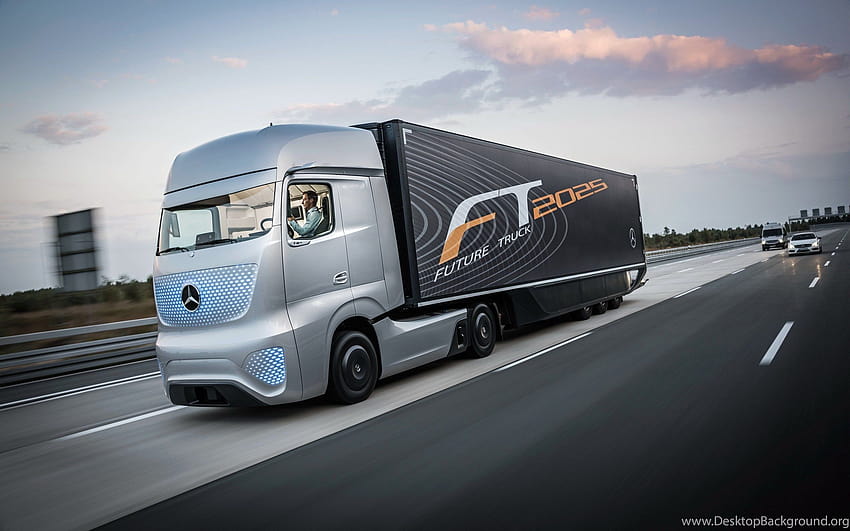 2014 Mercedes Benz Future Truck 2025 Semi Ciągnik, ciężarówka benz Tapeta HD