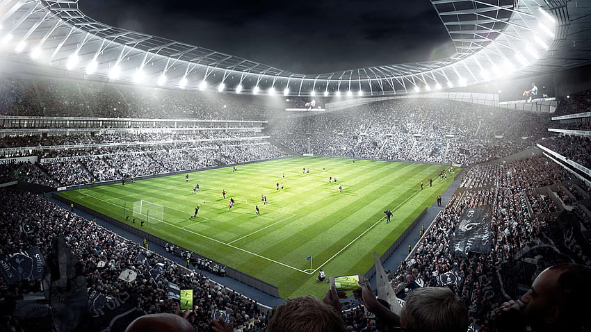 Una nuova casa per gli Spurs, lo stadio del Tottenham Hotspur Sfondo HD
