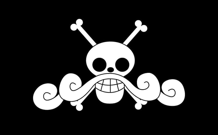 ワンピースのロゴ、麦わら帽子の海賊旗 高画質の壁紙