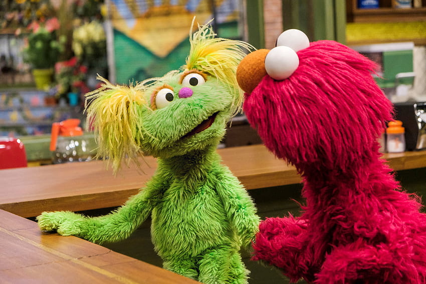 Karli sur 'Sesame Street' révèle la bataille contre la dépendance de sa mère, atelier de télévision pour enfants Fond d'écran HD