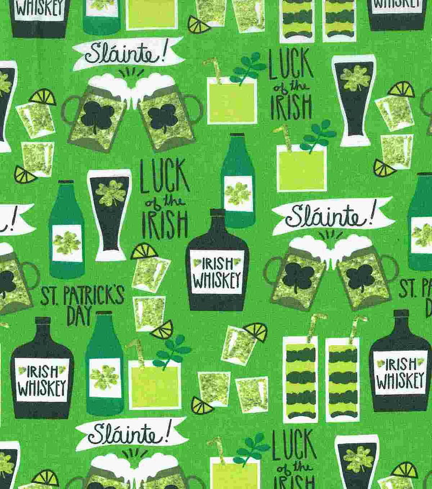 St. Patrick's Day Fabric, carnations saint patricks day HD phone wallpaper