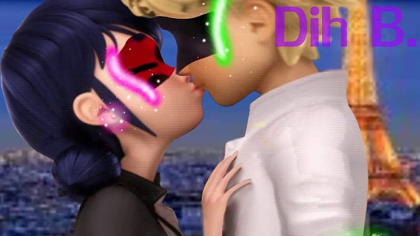 speedEdit: LadyBug and Chat Noir Kisses?!, ladybug and cat noir kissing HD wallpaper