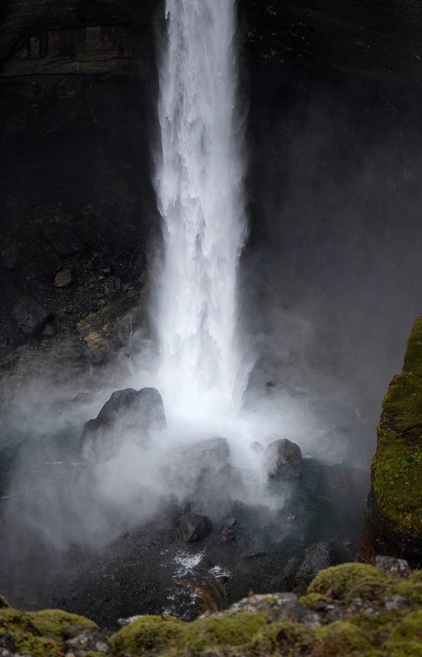 Haifoss Waterfall Iceland Hd Phone Wallpaper Pxfuel 0735