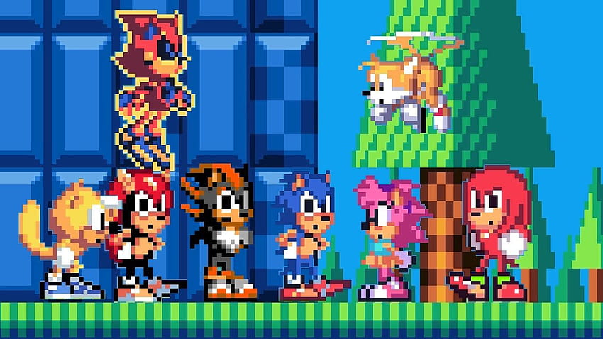 Sonic 1 Sms Remake, Sonic 3 completo fondo de pantalla