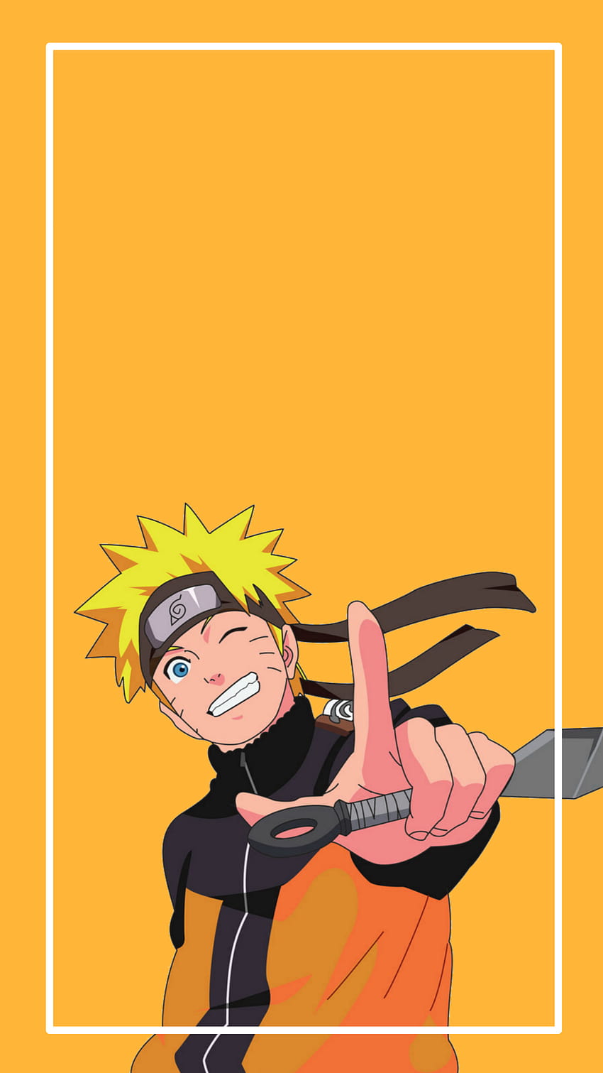 Naruto amarillo, naruto dp fondo de pantalla del teléfono