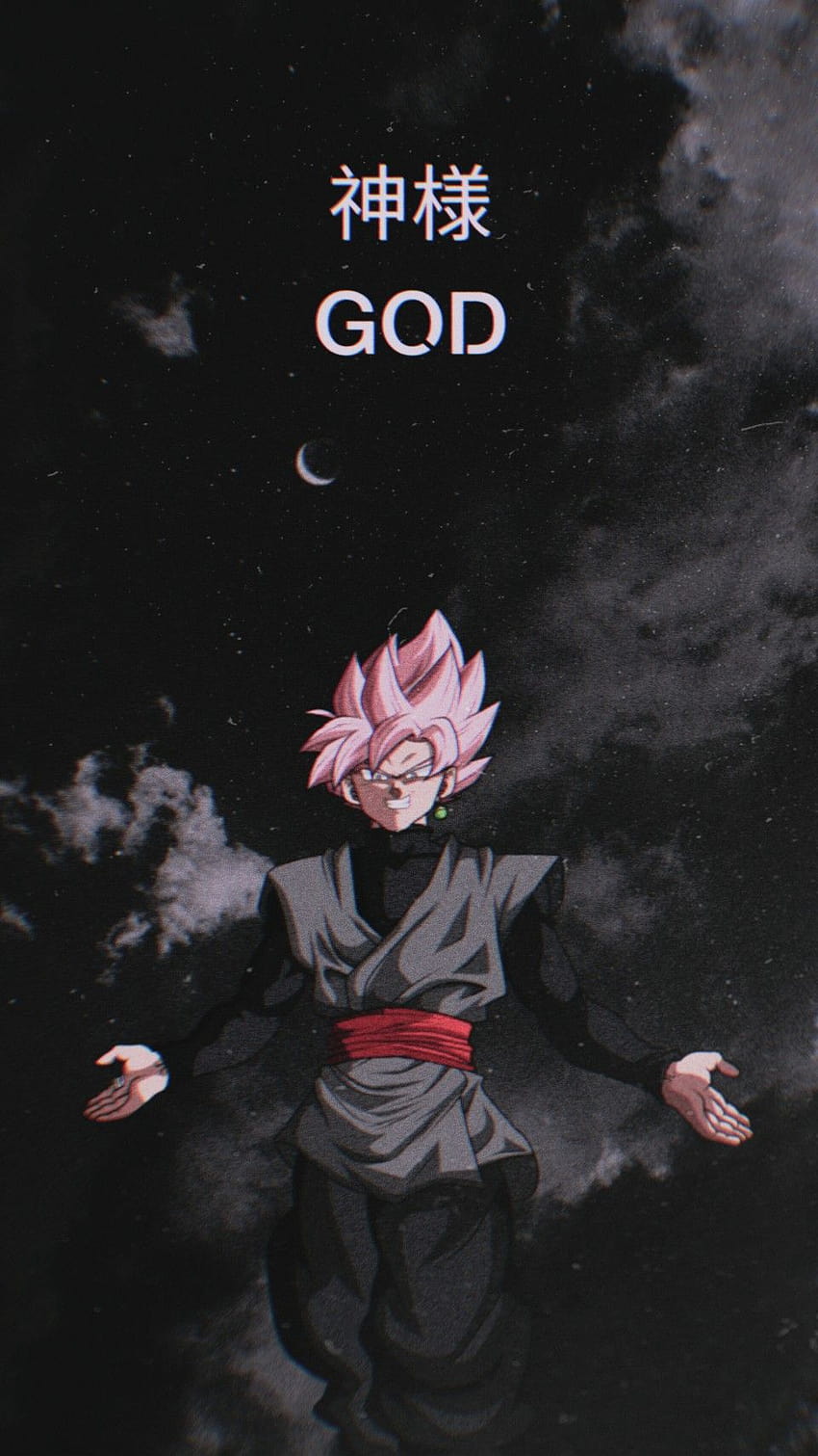 Goku Black Iphone gepostet von Christopher Anderson, ästhetischer schwarzer Goku HD-Handy-Hintergrundbild