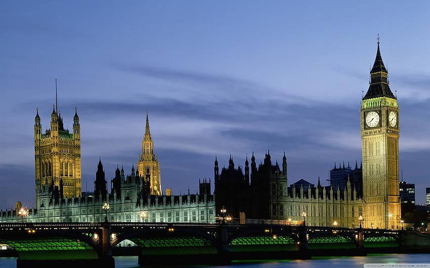 Parlamento Binası ve Big Ben, Londra, Birleşik Krallık, Avrupa ❤ HD duvar kağıdı