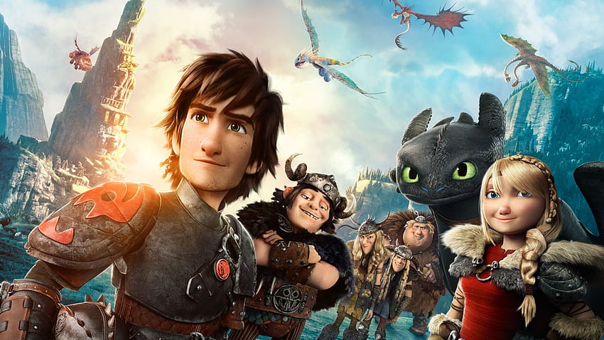 Tytuł sezonu 3 DreamWorks Dragons i pierwsze ujawnienie + aktualizacja WonderCon, smoki pędzą do krawędzi Tapeta HD