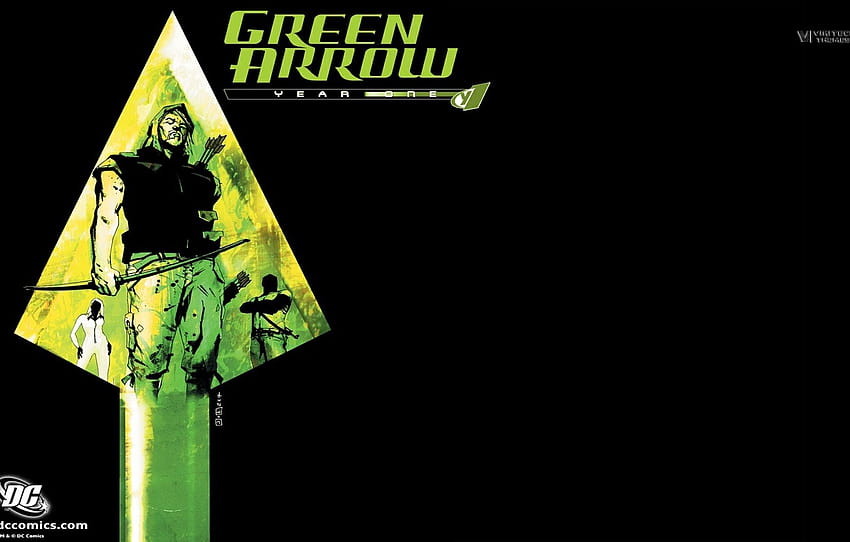 Green Arrow, DC Comics, Oliver Queen, Green arrow , раздел фантастика, green arrow dc comics HD тапет