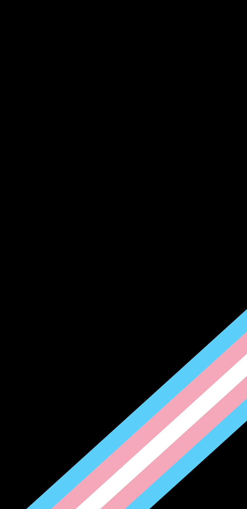 A minimal AMOLED for the transgender community. [2960x1440 HD phone wallpaper