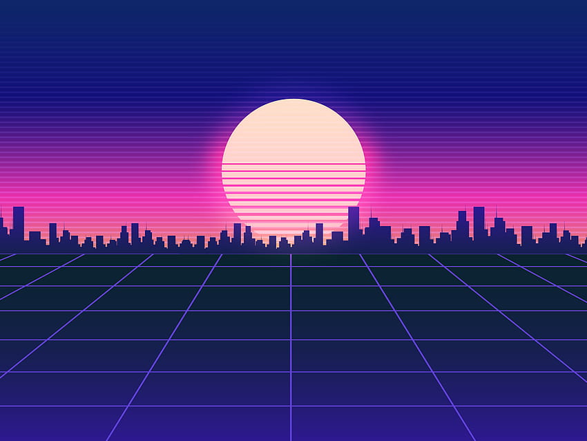 1600x1200 Retrowave Road 1600x1200 Resolution , Backgrounds, and HD ...