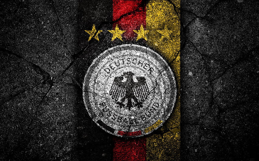 8 Национален отбор по футбол на Германия, лого на Германия HD тапет