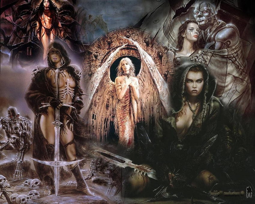 Warrior women Metal Luis Royo Heavy Metal, women viking HD wallpaper
