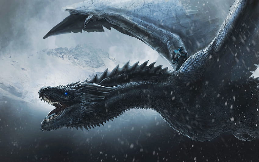 Night King Dragon Game of Thrones, jogo dos tronos pc papel de parede HD