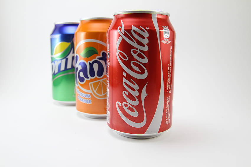 : cold, isolated, coke, beverage, coca cola, cans, sprite, soda, fanta, refreshing, soft drink, flowering plant, land plant, carbonated soft drinks 5184x3456, fanta soda HD wallpaper