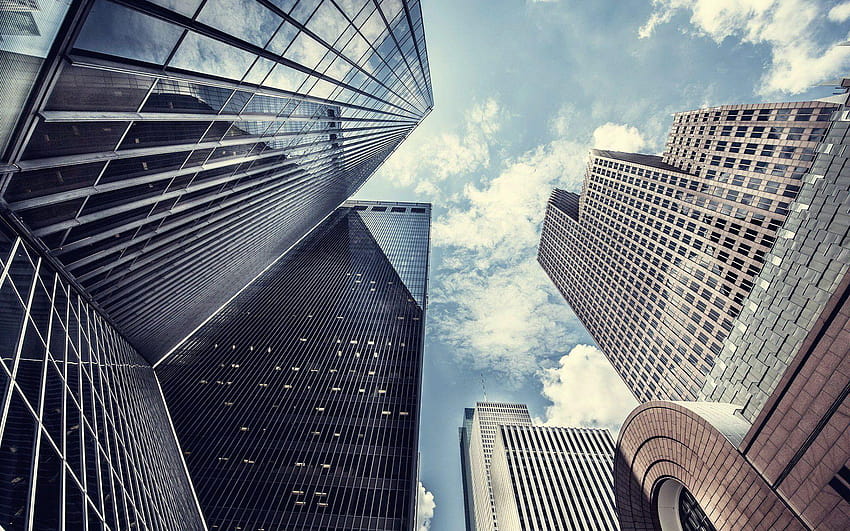 Skyscraper, sky craper HD wallpaper