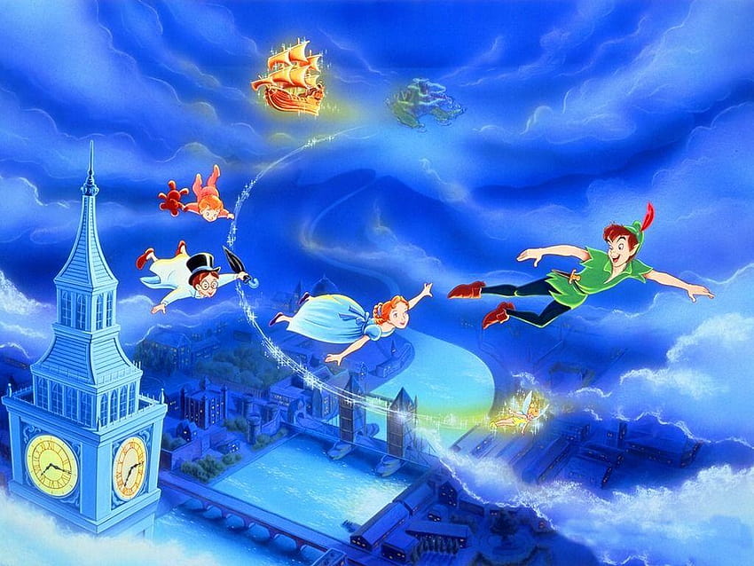 Welcher Peter-Pan-Charakter bist du?, Neverland-Peter-Pan-Hintergrund HD-Hintergrundbild