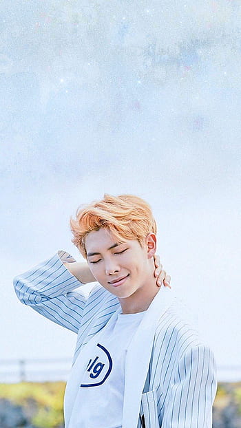 Download BTS RM Cute Close Up Wallpaper | Wallpapers.com