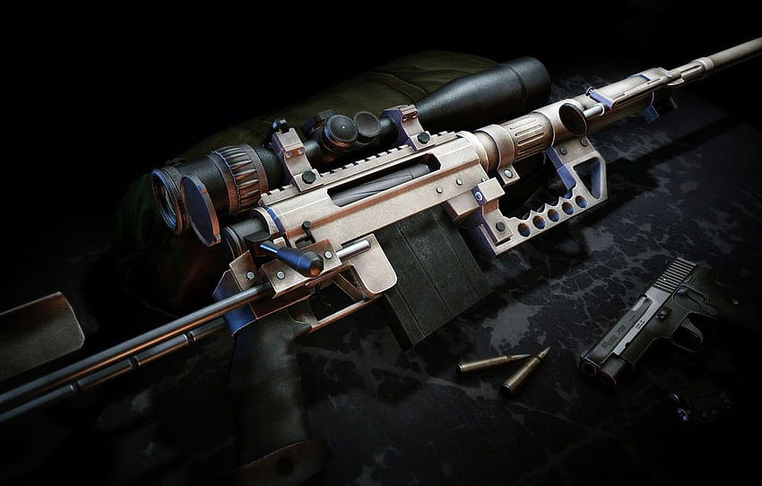 broń, pistolety, naboje, karabin snajperski, Sniper Ghost Warrior 2, CheyTac m200 Intervention , sekcja оружие Tapeta HD