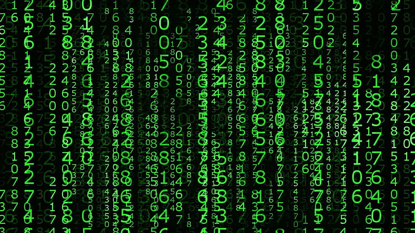 The Matrix Number Falling Code Bacground, fundo da matriz 1920x1080 papel de parede HD