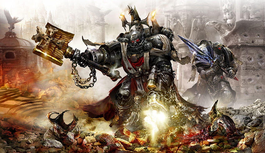 Steam Workshop :: Warhammer 40k Starter Pack, Warhammer Chaos Space Marine logo papel de parede HD