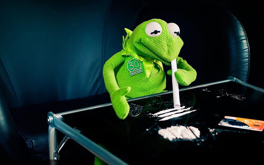 Kermit la rana cocaína 1680x1050 s fondo de pantalla