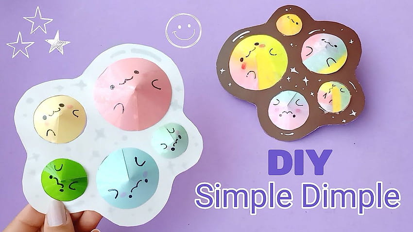 DIY Pop It Fidgets! Viral TikTok fidget toys / how to make Pop It fidgets /TikTok fidget toy/ DIY HD wallpaper