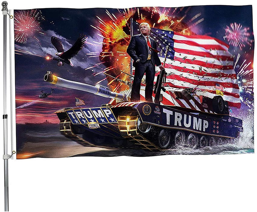 Amazon: Bandeiras de tanque Homissor Donald Trump 2024 ao ar livre, bandeiras de Donald Trump papel de parede HD