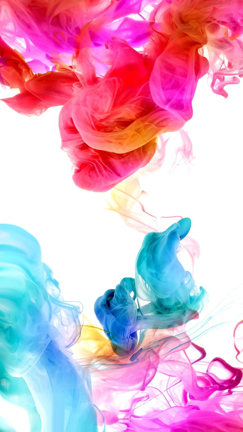 Fumaça colorida, fumaça colorida Papel de parede de celular HD