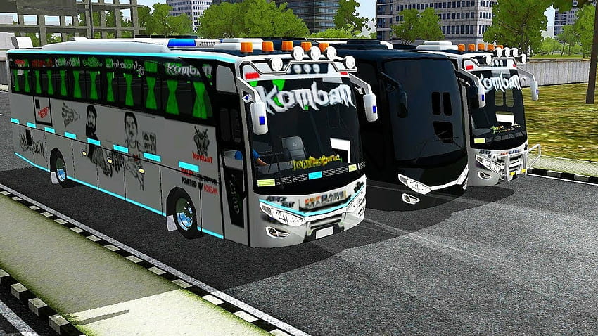 BussumilatorIndonesia Srstravels Kombanholidays drivers Shortcutinbussumilator Livery WECARES, komban bus skin HD wallpaper