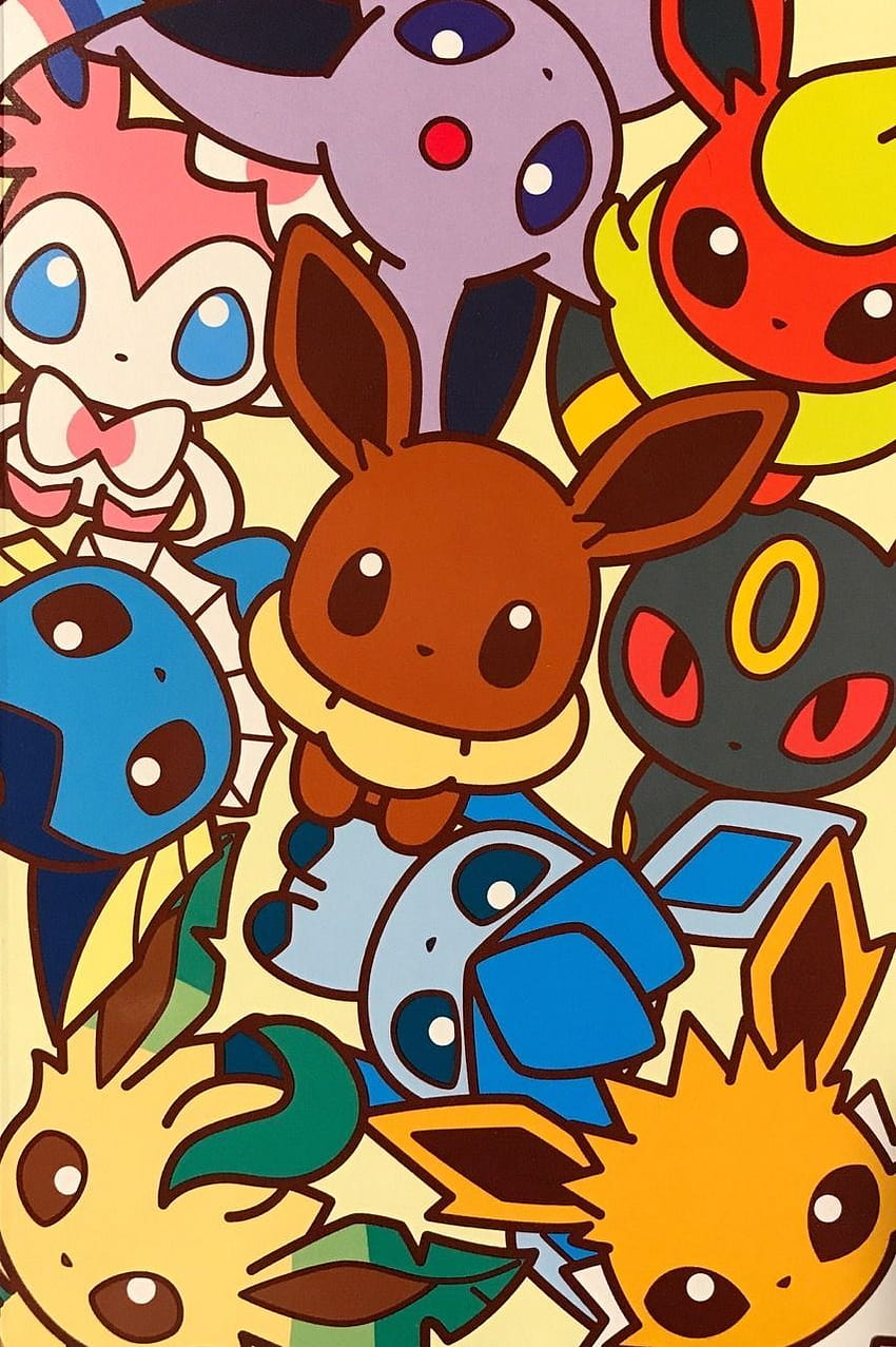 Eeveelutions, eevee pokemon HD phone wallpaper