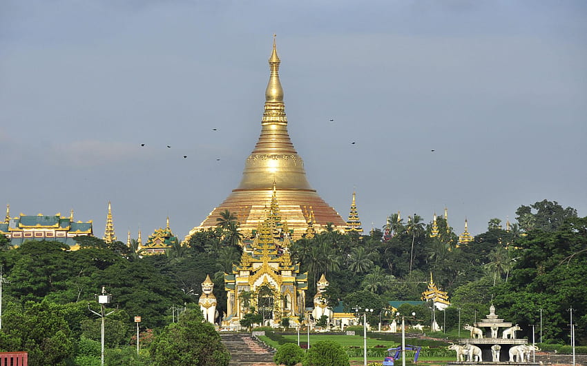 pagoda shwedagon Wallpaper HD