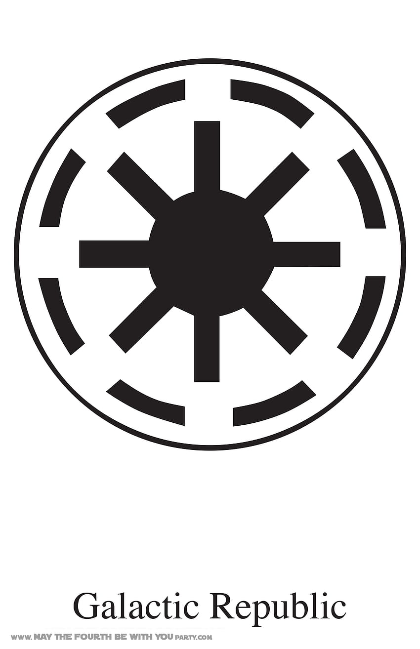Star Wars Empire Icon, galactic republic HD phone wallpaper