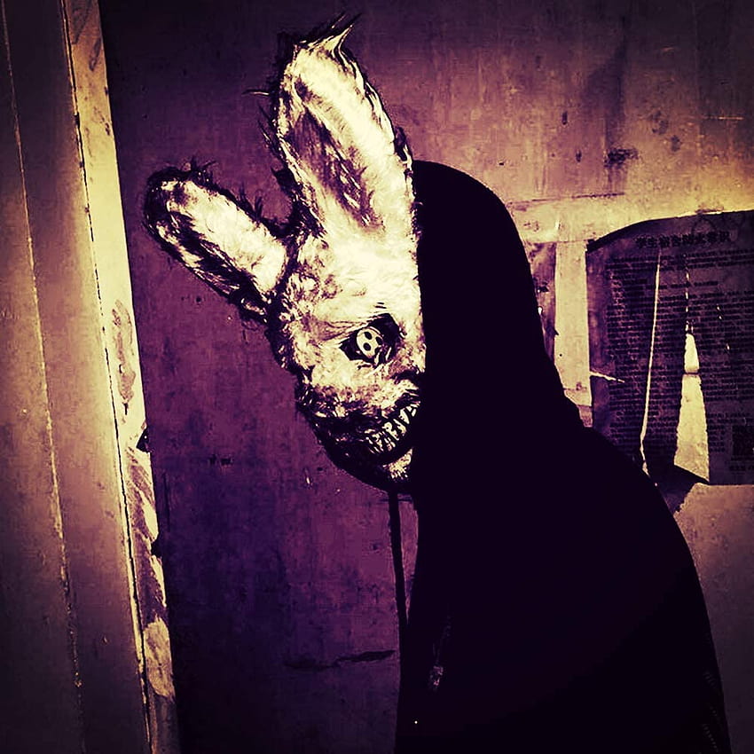 Halloween Bloody Rabbit Mask Plush Toys Scary Bear Bunny Mask Bloody Plush Head Mask Cosplay Costume Props Halloween Party Gifts, mask rabbit HD phone wallpaper