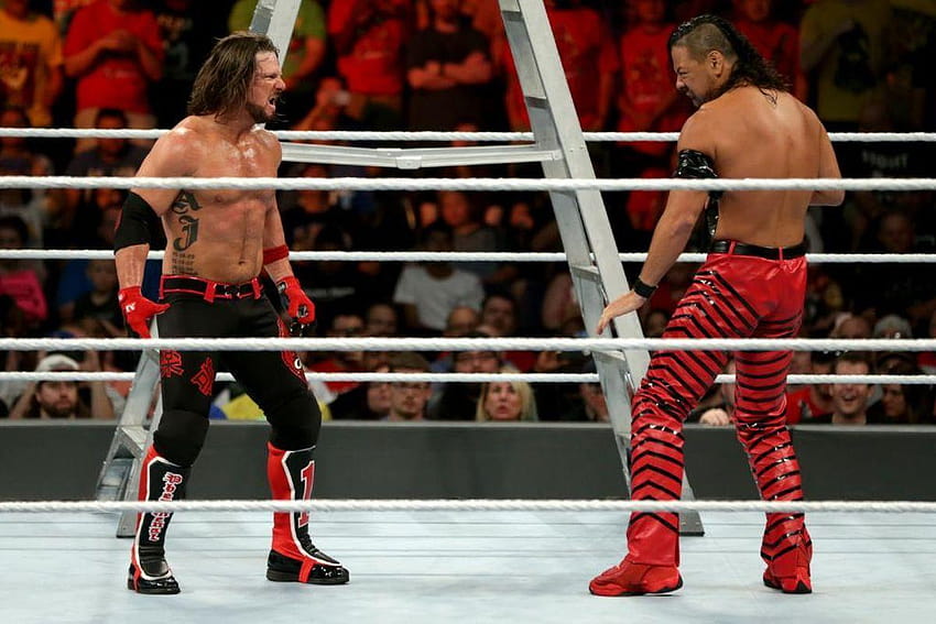 AJ Styles will bei Shinsuke Nakamura 2018 gegen Shinsuke Nakamura um den WWE-Titel ringen HD-Hintergrundbild