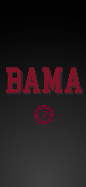 Alabama Crimson Tide Football logo Metal iPhone X Wallpapers Free Download