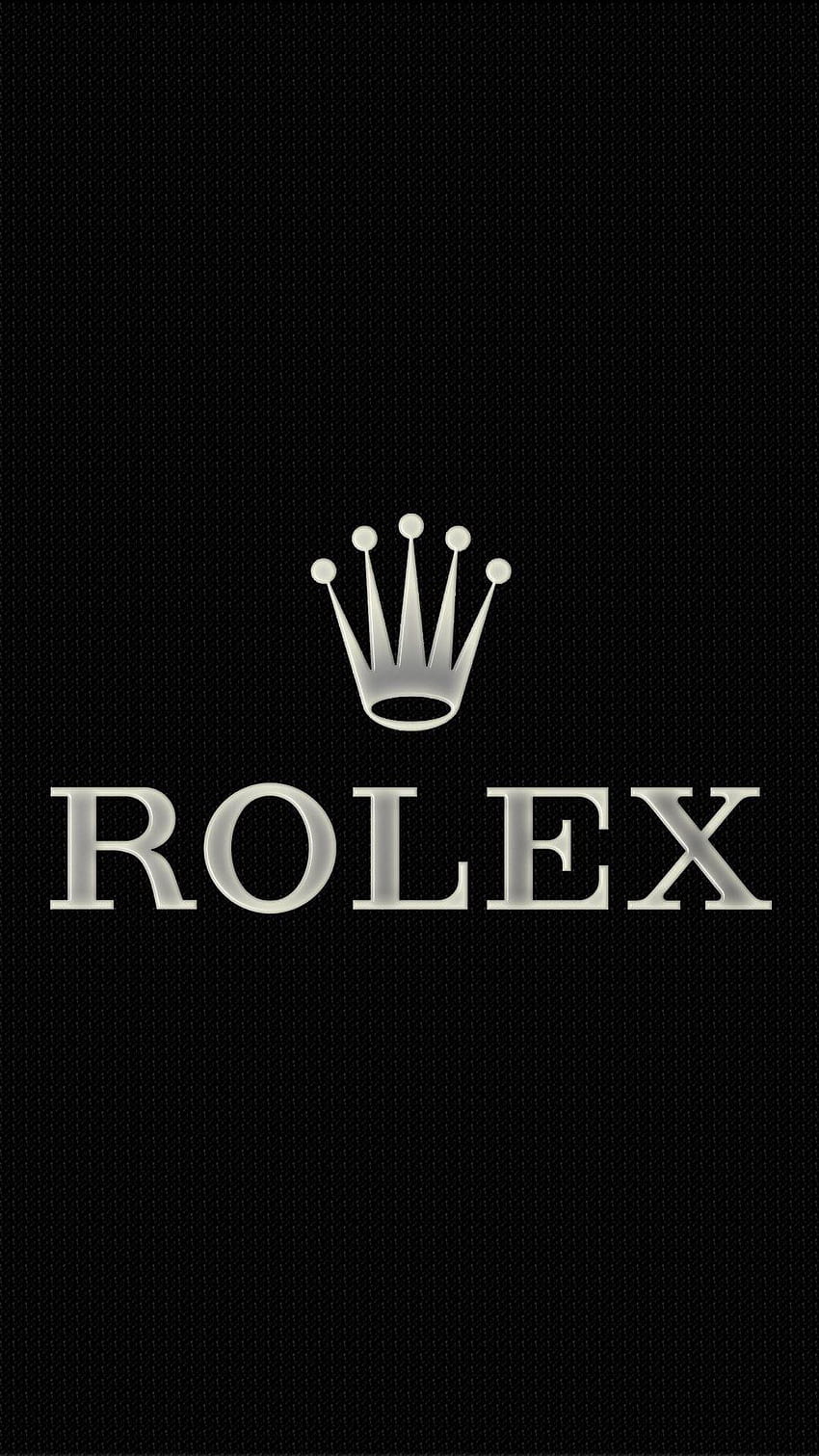 Logo Rolex czarno-białe Android Tapeta na telefon HD