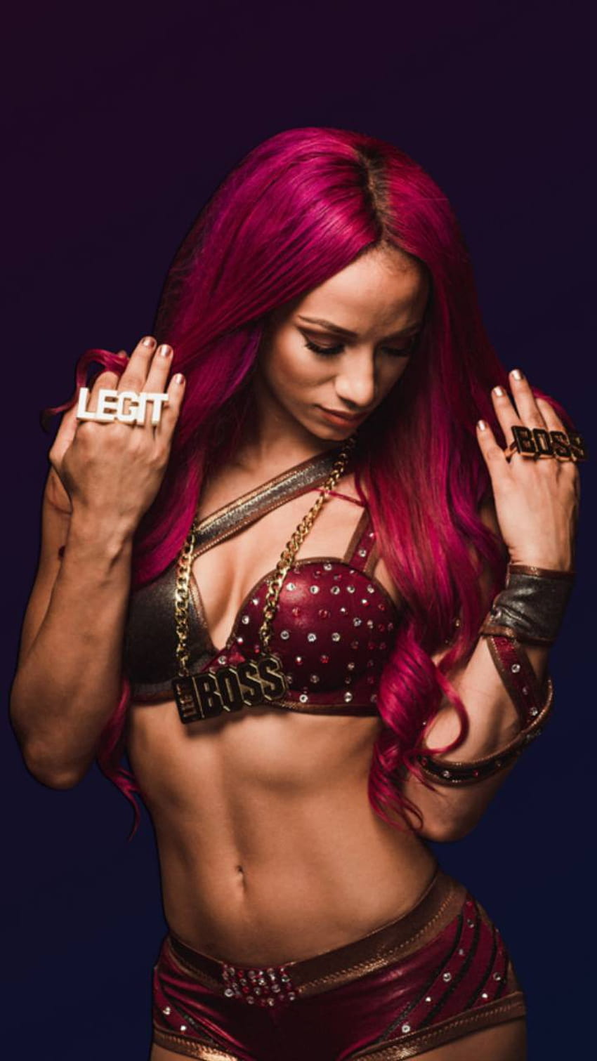 Sasha Banks przez Chaotic87, telefon Sasha Banks Tapeta na telefon HD