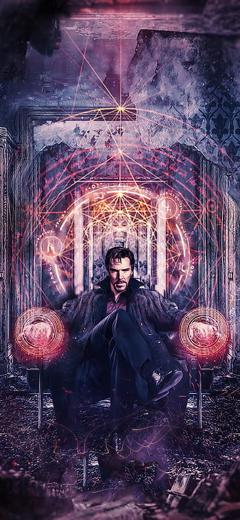 Doctor strange sitting on chair HD wallpapers | Pxfuel